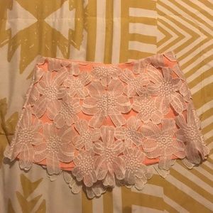 Flower Lace Shorts